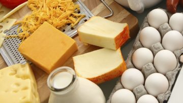 Large group of foods