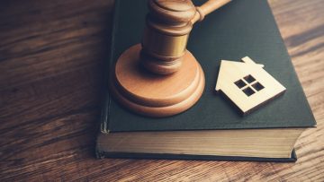 Judge auction and real estate concept