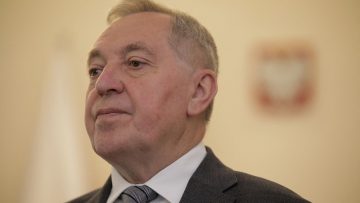 FILE PHOTO: Poland’s Deputy Prime Minister and Minister of Agriculture and Rural Development, Henryk Kowalczyk, speaks during an interview with Reuters, in Warsaw