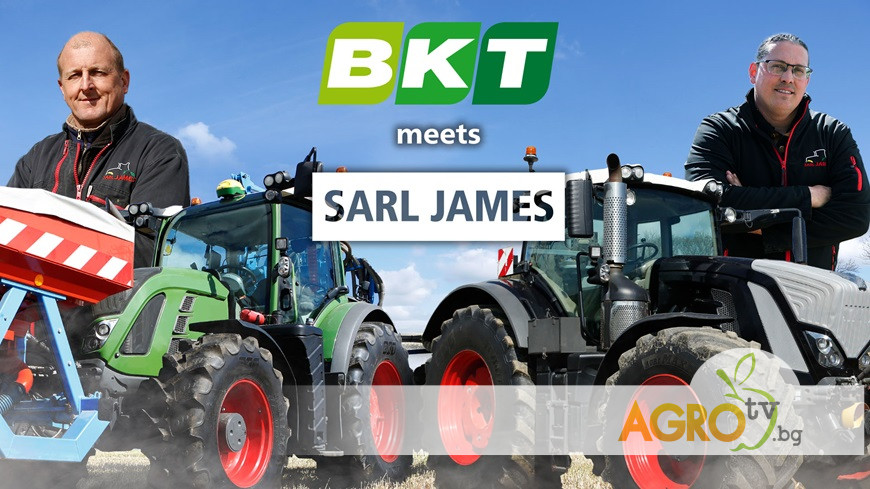 SARL James - развиващо се и иновативно земеделие с гуми BKT