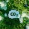 Concept depicting the issue of carbon dioxide emissions and its