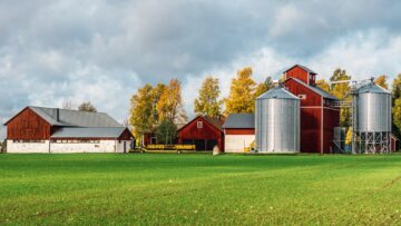 Beautiful view of a Swedish farm