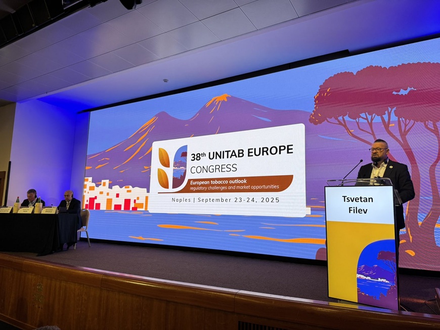 38-ми Конгрес на UNITAB Europe – бъдещето на европейското тютюнопроизводство обсъдено в Неапол